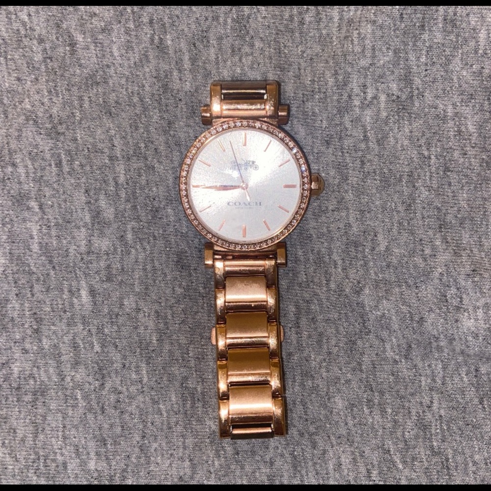Rose Gold Coach Watch